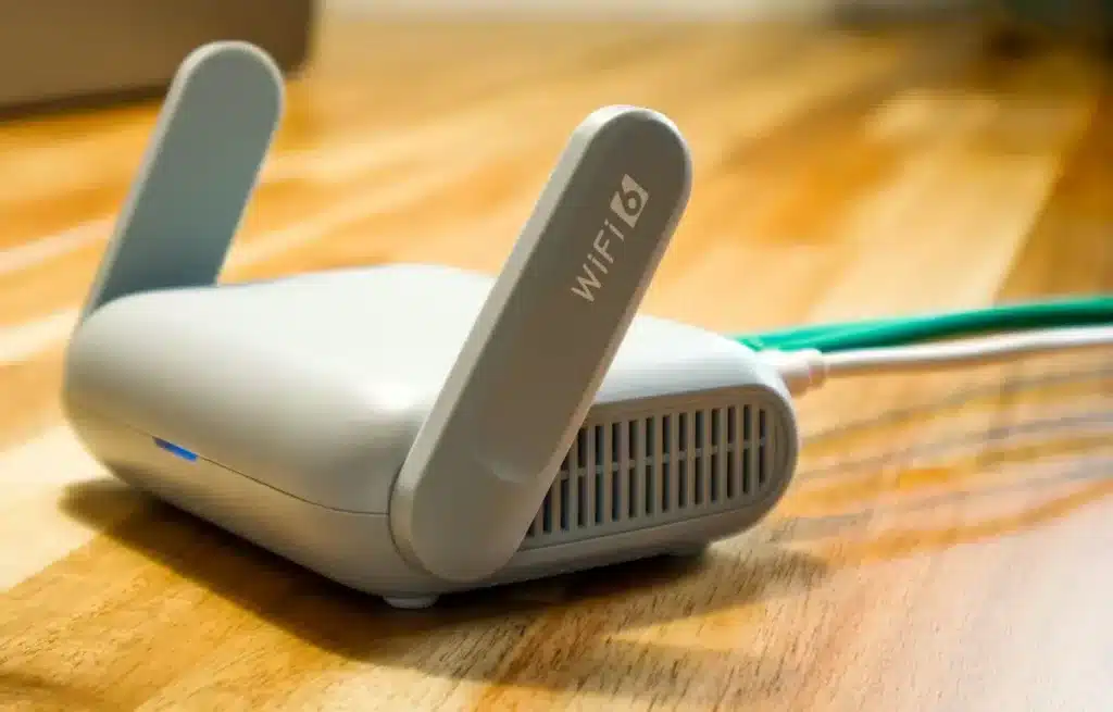 Home Wi-Fi router set up for better coverage in a Chilliwack home